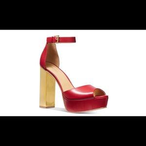 *NIB* Michael Kors Petra Pump Scarlet Red Size 7.5